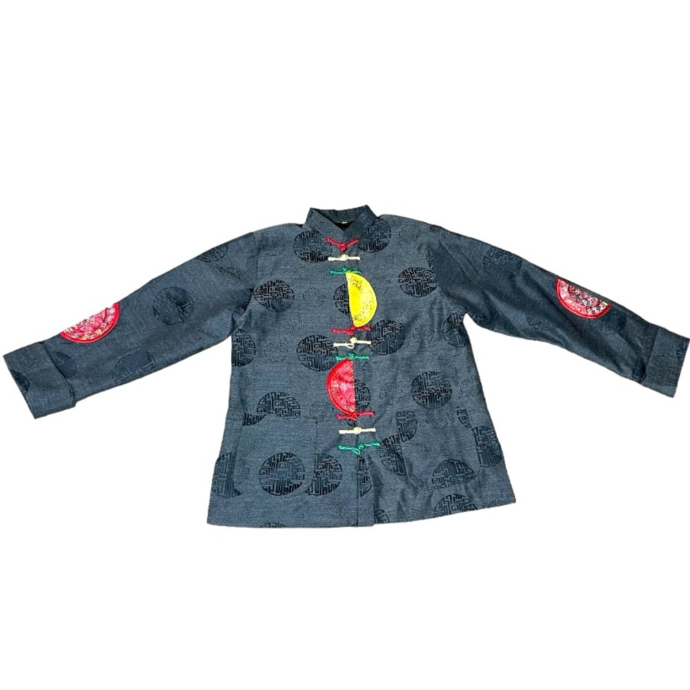 Unisex Oriental Inspired Print Top